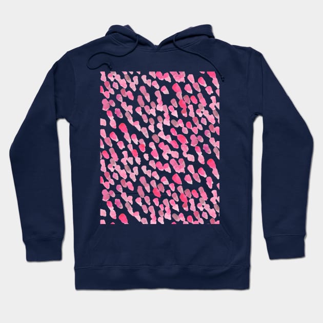 Imperfect brush strokes - pastel pink Hoodie by wackapacka